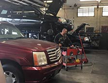 Glenn's Auto Service - Our Service Bays inside